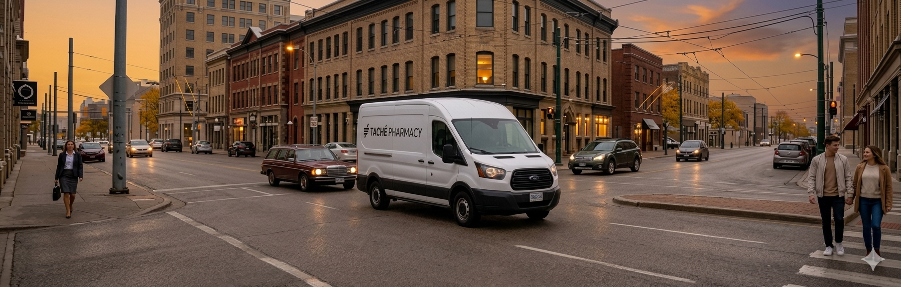 Taché Pharmacy delivery van